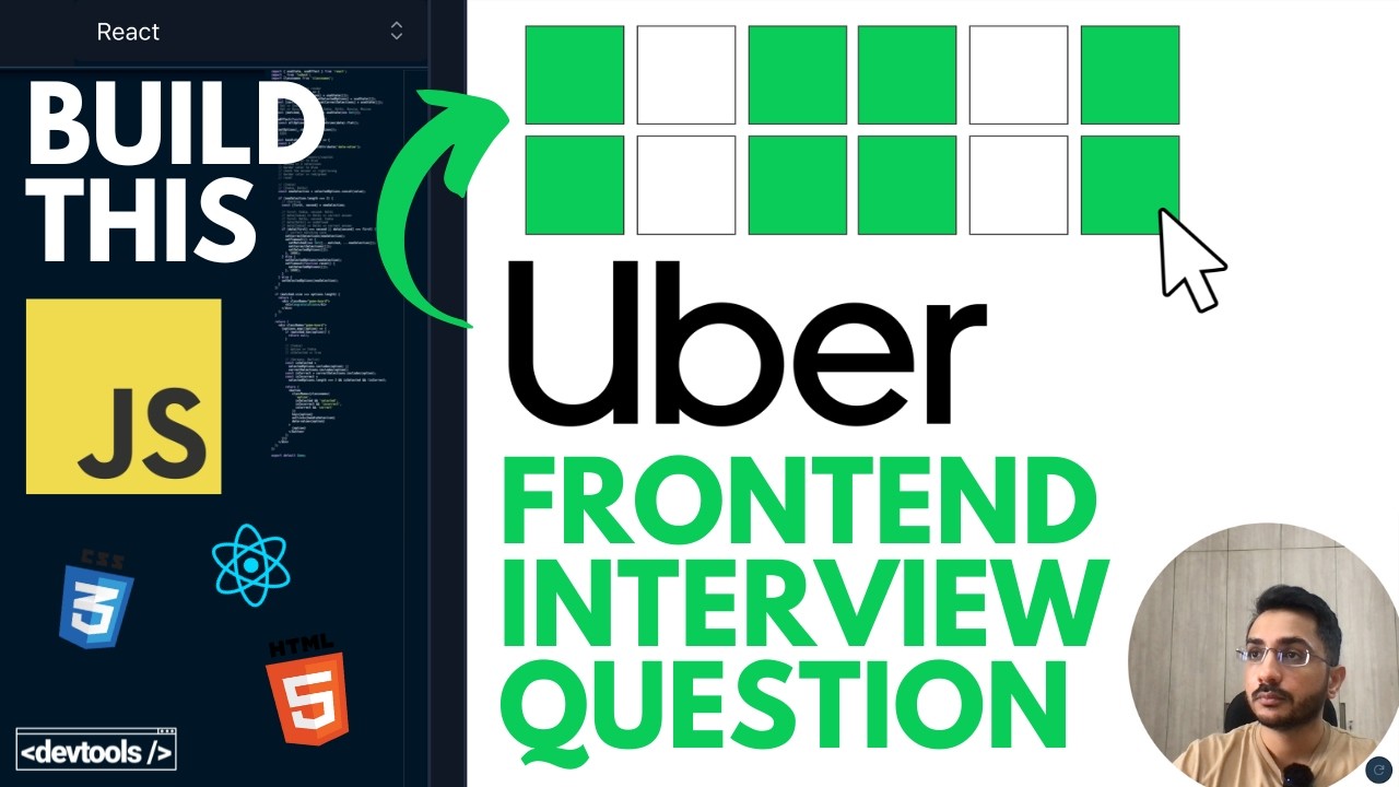 Решение вопросов на собеседовании по фронтенду в Uber | Интерактивная форма