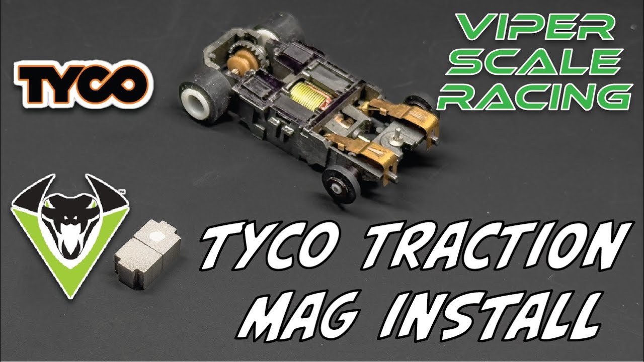 Tyco 440X2 HO Slot Car Traction Magnet Removal/Install