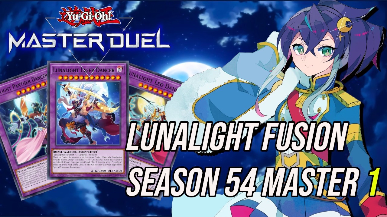 Lunalight Fusion Season 54 II Master 1 | Yu-Gi-Oh! Master Duel