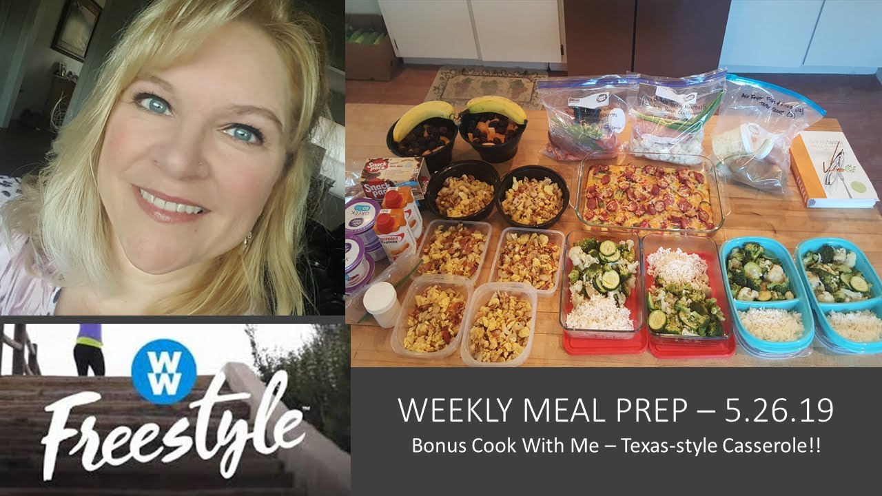 WEEKLY MEAL PREP (Dinners, Lunches, Breakfasts, Snacks for 2) & COOK WITH ME - TEXAS-STYLE CASSEROLE