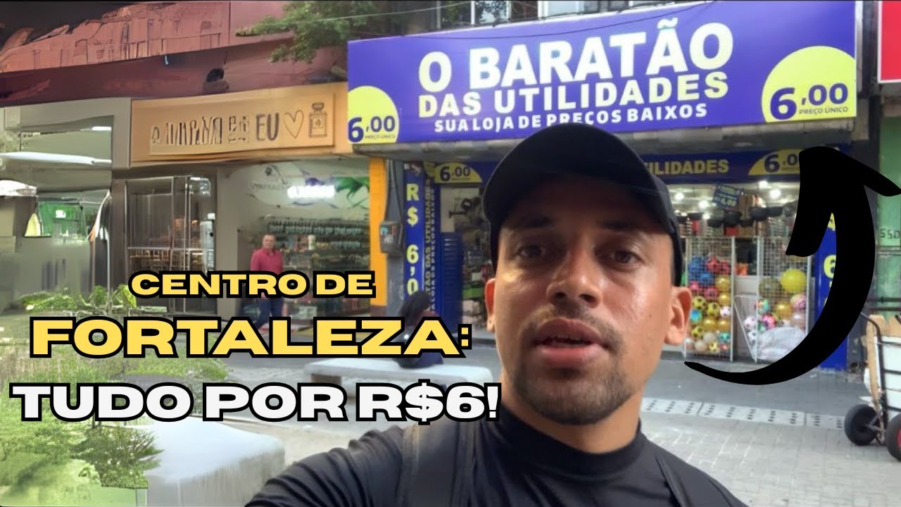 ISSO É REAL? LOJA NO CENTRO DE FORTALEZA VENDE TUDO POR R$6!