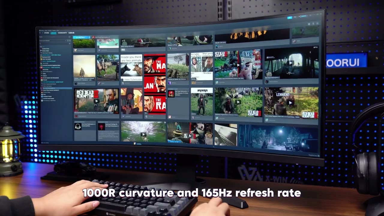34-inch curved gaming monitor 🔥🔥🔥