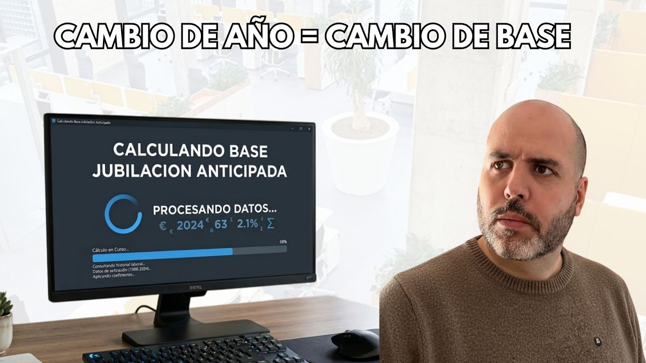 La BASE de la JUBILACIÓN ANTICIPADA cambia Dependiendo del AÑO de acceso lo que hará que COBRES ⬆️⬇️