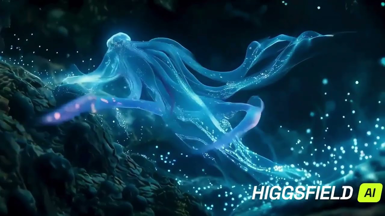 Deep Sea View | An AI-Created Relaxing Journey Into the Ocean Depths #higgsfieldaction