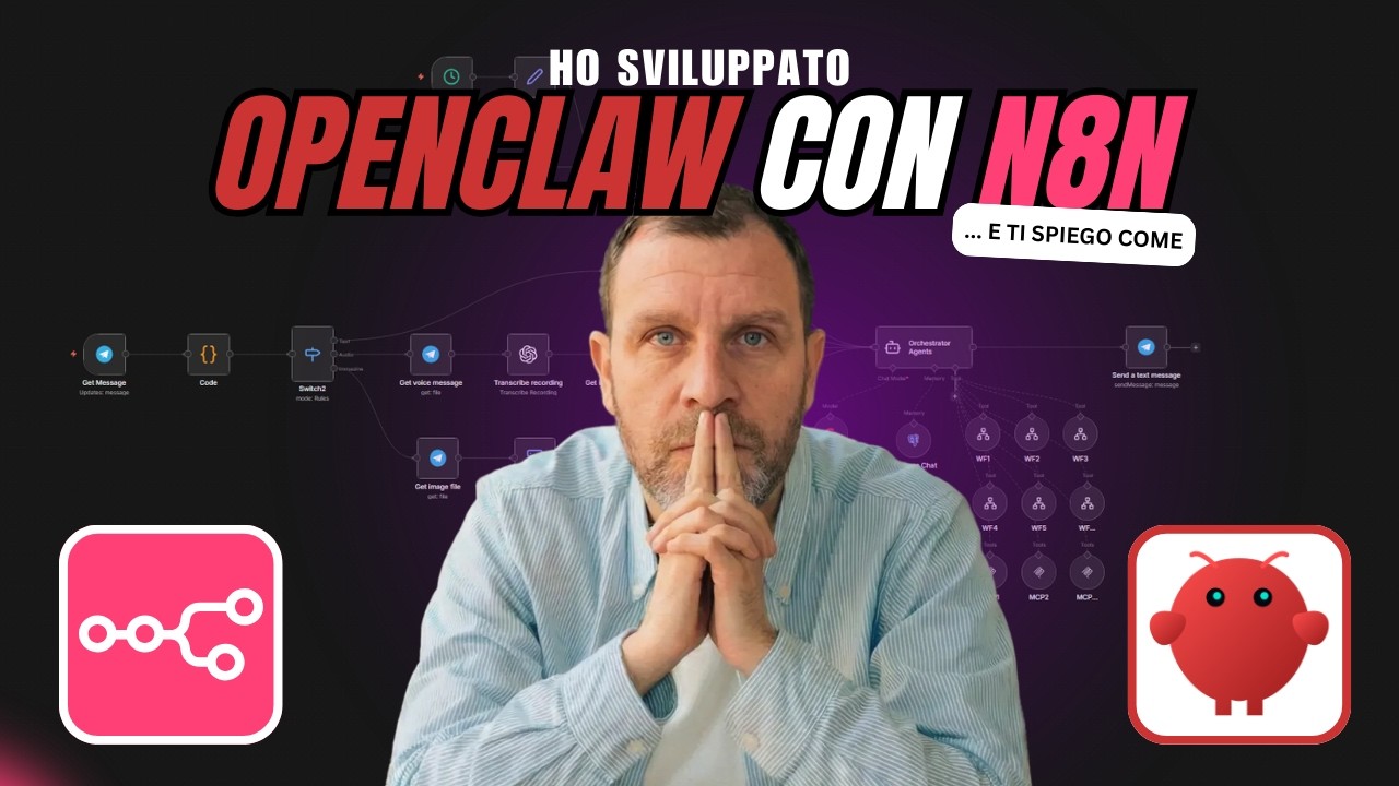 Ho sviluppato OPENCLAW con N8N