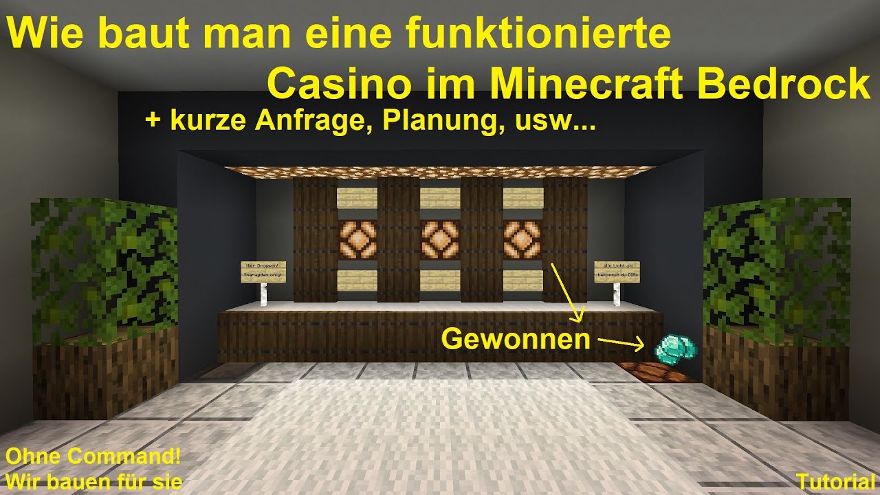 Wie baut man eine funktionierte Casino im Minecraft - Minecraft Tutorial