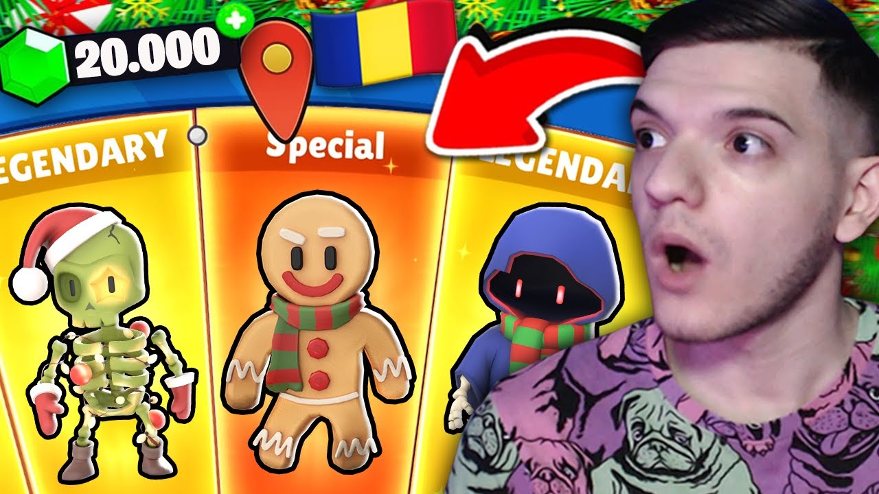 PRIMELE SKINURI SPECIALE din ROMANIA pe STUMBLE GUYS! *20.000 GEMS*