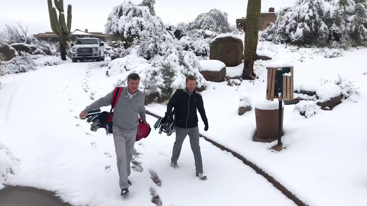 Snow Day at Troon North Golf Club