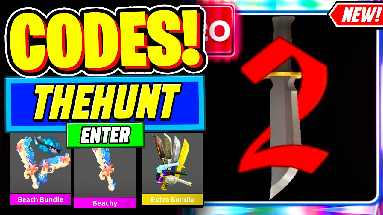 ⚠️Новые⚠️ ВСЕ РАБОЧИЕ КОДЫ ОБНОВЛЕНИЯ THE HUNT Для Murder Mystery 2 &mdash; Коды Roblox Murder Mystery ...