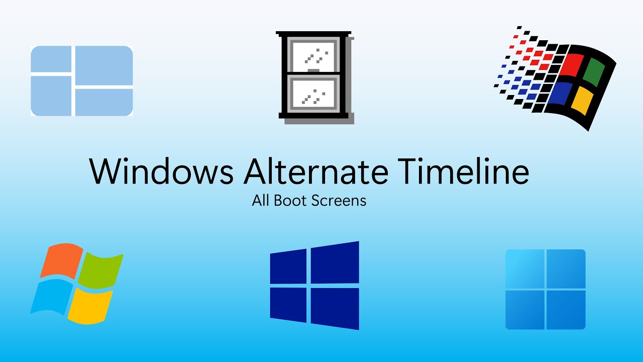 Windows Alternate Timeline R1: All Boot Screens