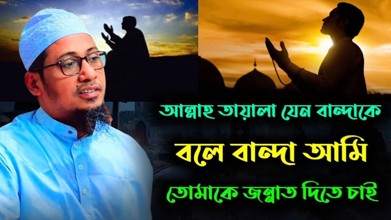 আল্লাহ তায়ালা যেন বান্দাকে বলে বান্দা আমি তোমাকে জন্নাত দিতে চাই | Mufti Anisur Rahman Ashrafi Waz 
