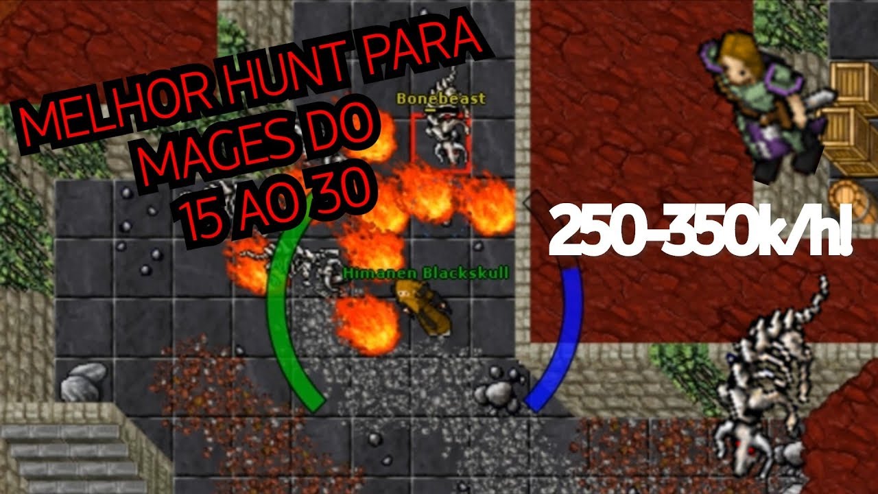 Hunt Ed e Ms Lvl 15 ao 30+ Bonebeast de Edron