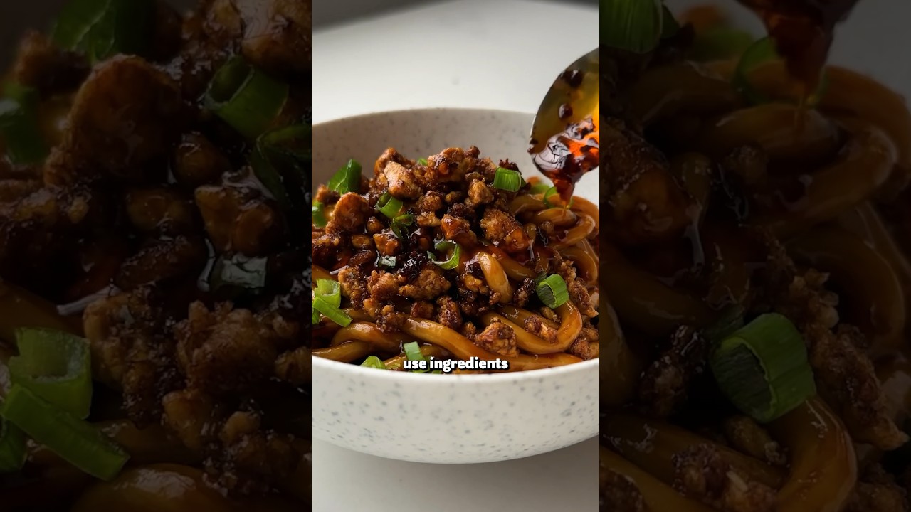 15-minutowy makaron z tofu i chili | SO VEGAN #przepis #wegańskie #jedzenie #chińskiejedzenie