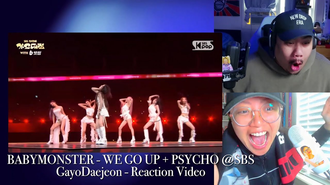 BABYMONSTER - WE GO UP + PSYCHO @SBS GayoDaejeon - Reaction Video