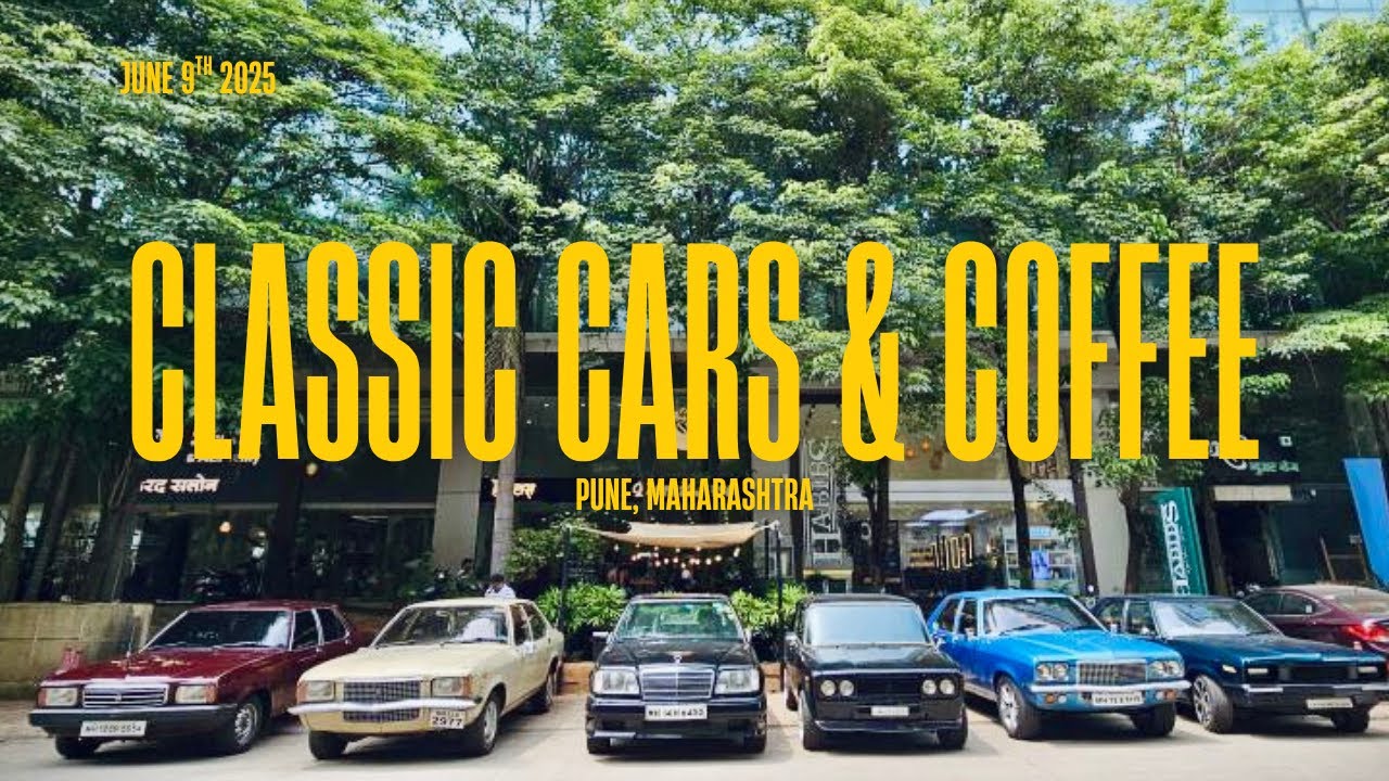 Not just about Cars - It's about People | Cars & Coffee Pune | Contessa, Mercedes W124, Padmini 118