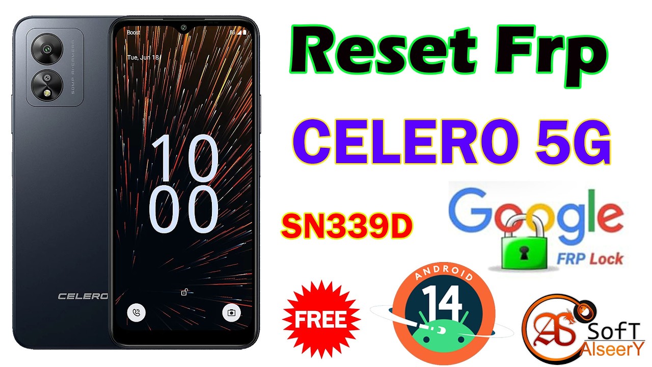 Новый способ обхода FRP на CELERO 5G Boost Mobile | SN339D Android 14