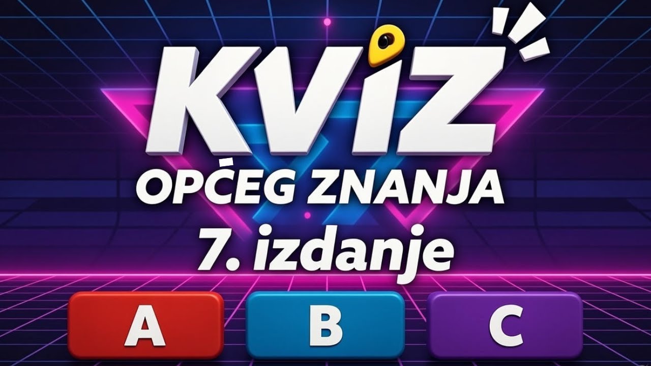 KVIZ općeg znanja | ABC kviz - Izdanje 7 – Provjeri svoje ZNANJE!  #kviz #balkan #zabava