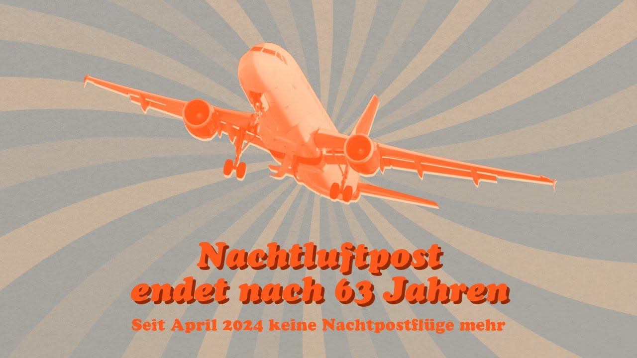 Nachtluftpost in Deutschland endet 2024 nach 63 Jahren