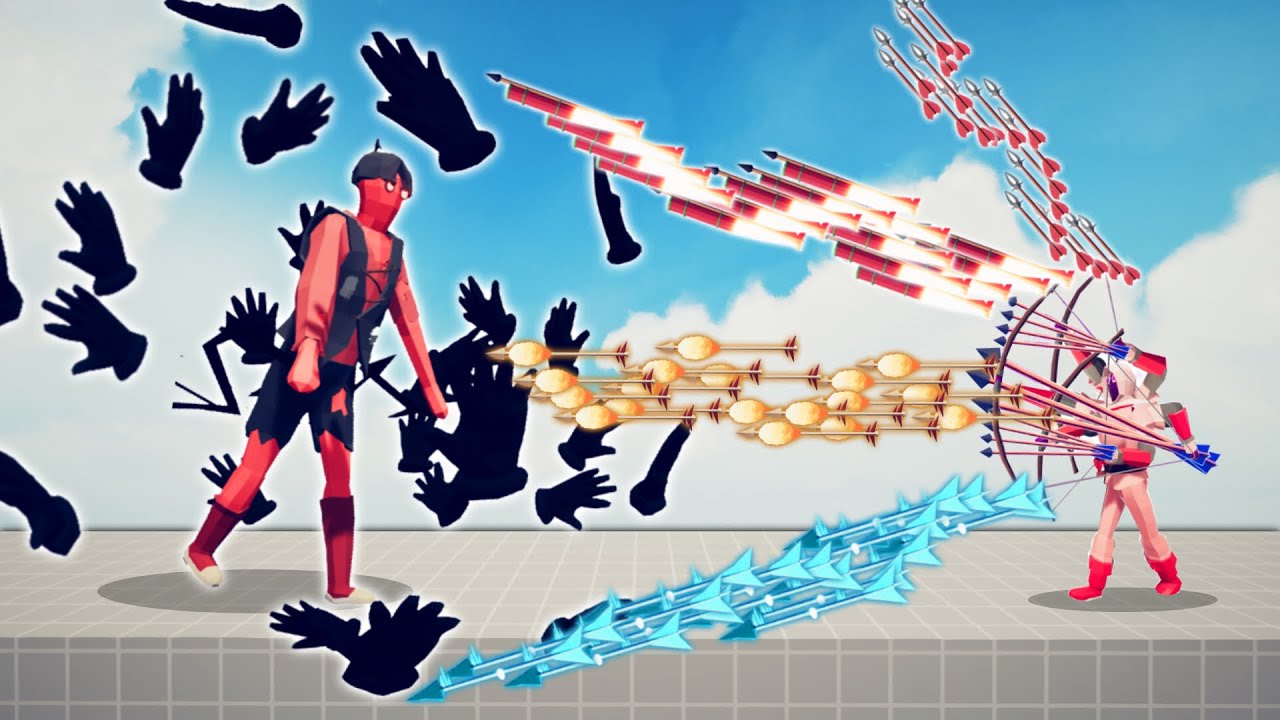 DARK PEASANT VS SUPER FAST RANGED UNITS | TABS - Totally Accurate Battle Simulator
