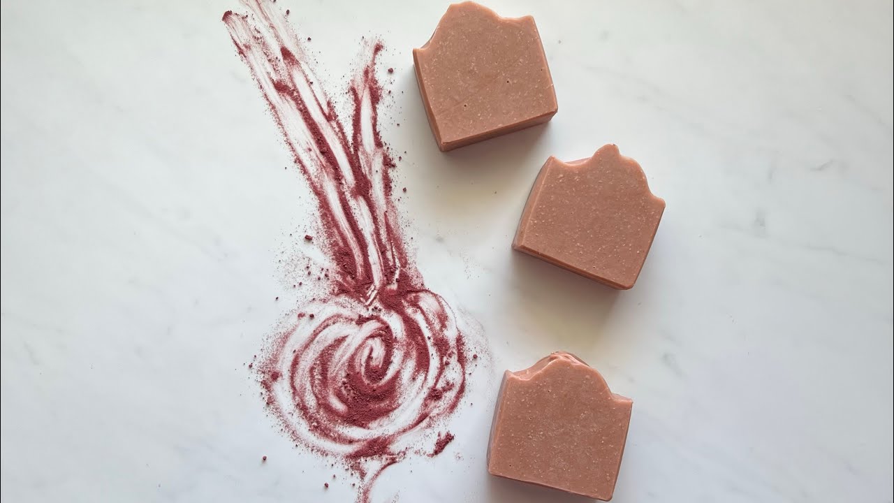 Beetroot Cold Process Soap Tutorial