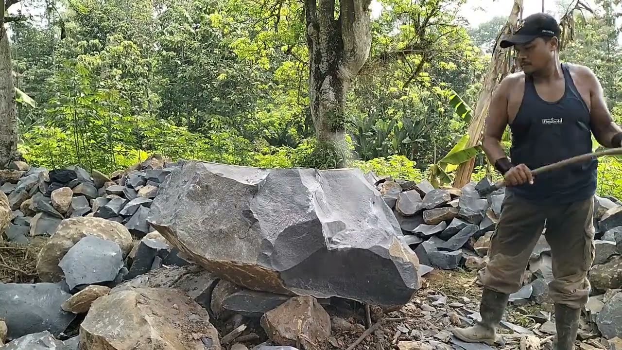 Ternyata batunya lumayan renyah banget#lektris