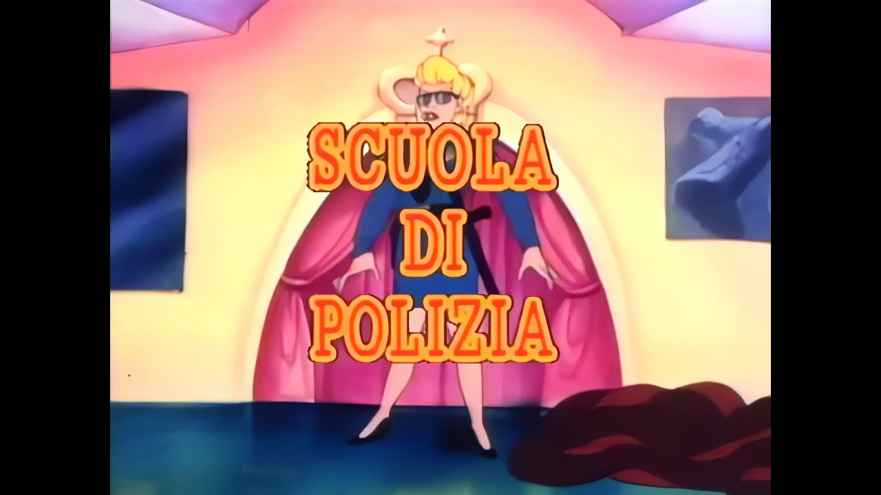 SCUOLA DI POLIZIA - CRISTINA D'AVENA - videosigla TV + base karaoke (Ninni Carucci)