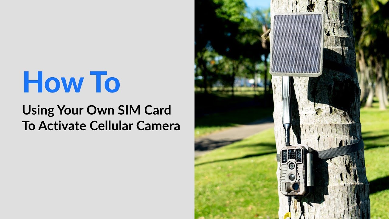 Using your own SIM card.1 minute to activate cellular camera(Freedom models only）| GardePro