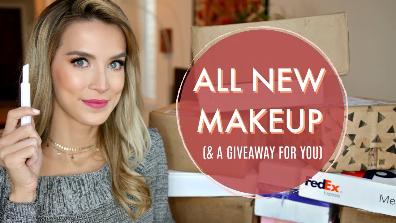 MASSIVE NEW MAKEUP UNBOXING + TARTE HOLIDAY GIVEAWAY | LeighAnnSays