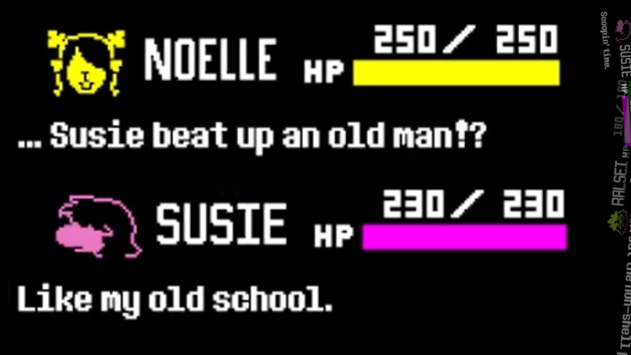Deltarune Chapter 3 & 4 All Items/Weapons/Armors Character Interactions