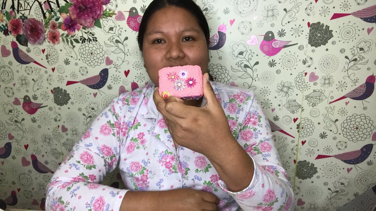 Jabón pintado con micas