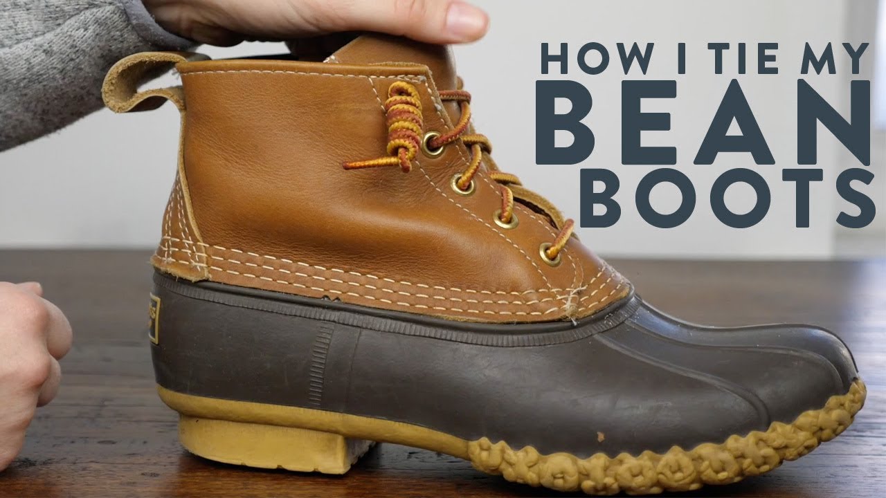How to Tie Bean Boot Laces | How to Tie an Eastland Knot