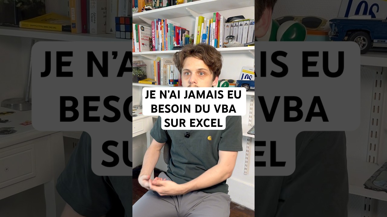 JE N&rsquo;AI JAMAIS EU BESOIN DU VBA SUR EXCEL #vba