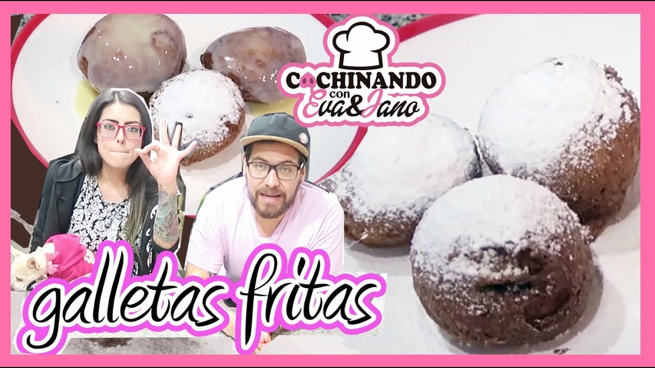 COCHINANDO CON EVA Y VOLDEMORT -  GALLETAS RELLENAS Y FRITAS