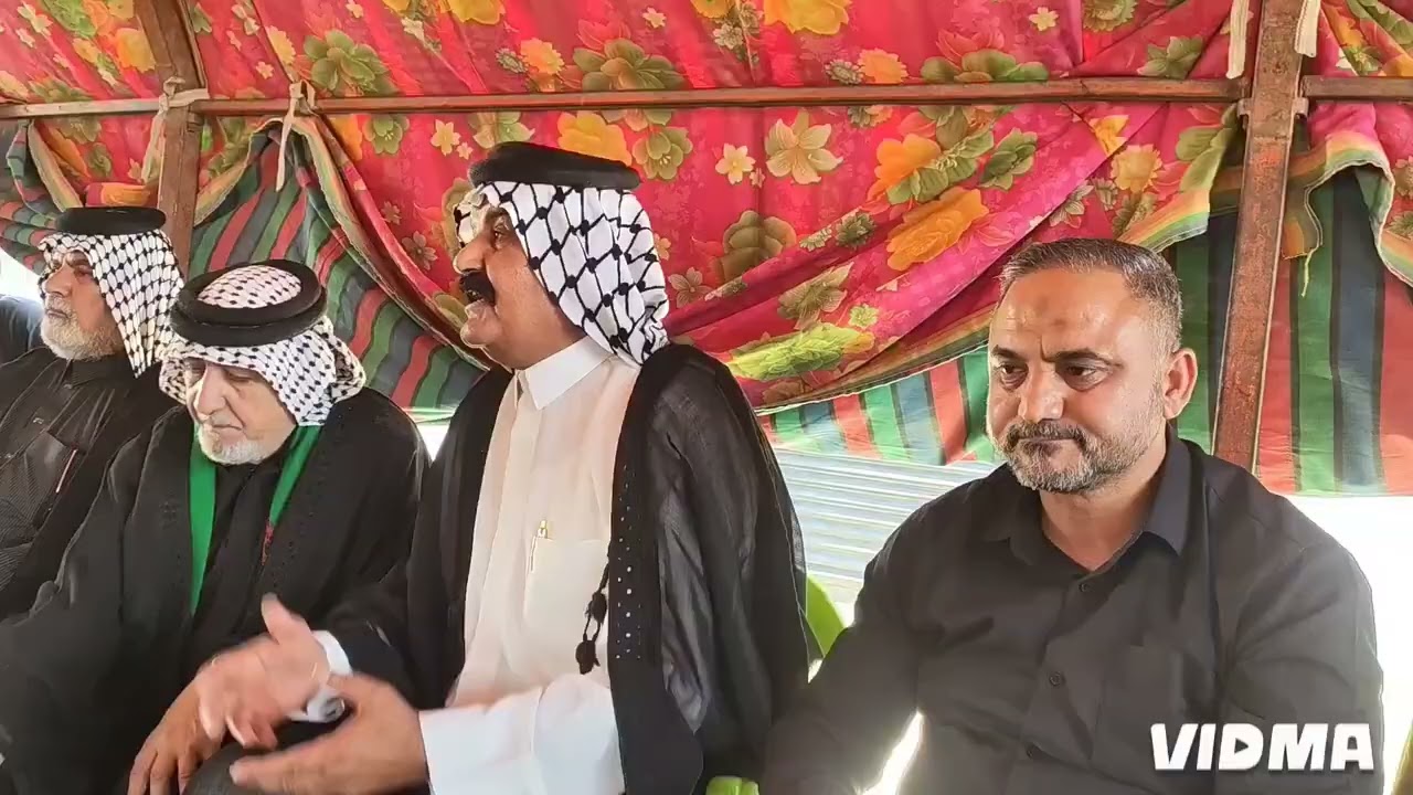 المتحدث الشيخ صالح المنهل التميمي في ديوان طي/ عشيرة الدبات