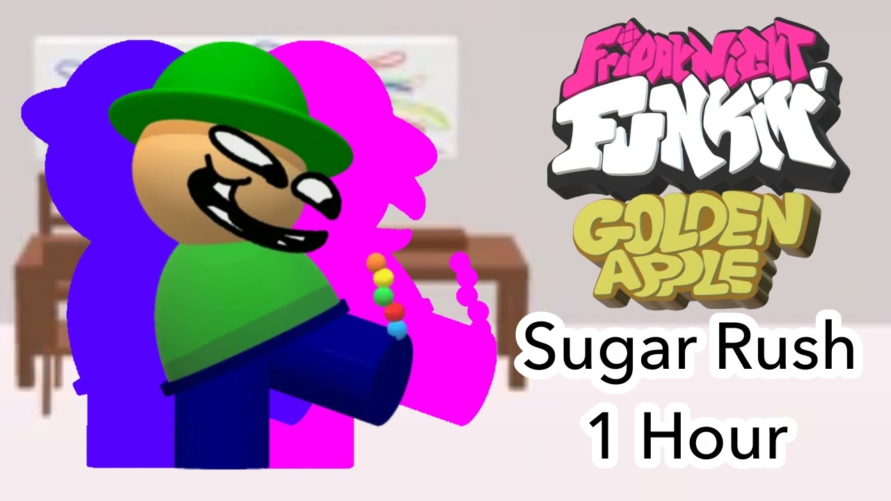 Friday Night Funkin Golden Apple: Sugar Rush 1 Hour: OST
