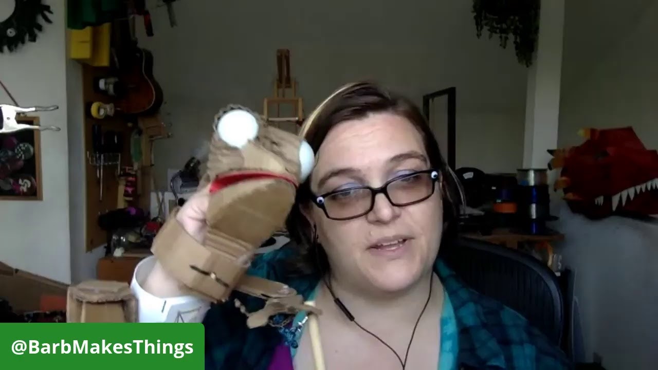 Gecko Puppet Making LIVE - May 15