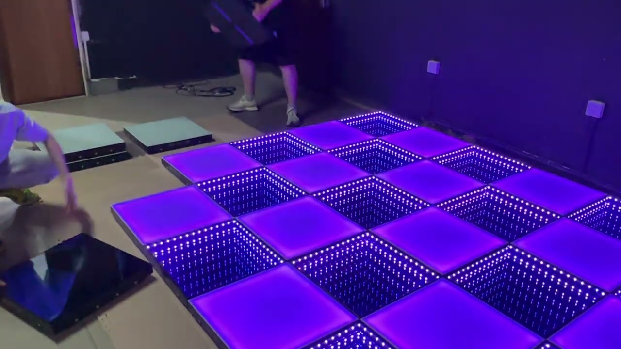 Magnetic LED Dance Floor &ndash; Fast Setup, No Tools Needed!