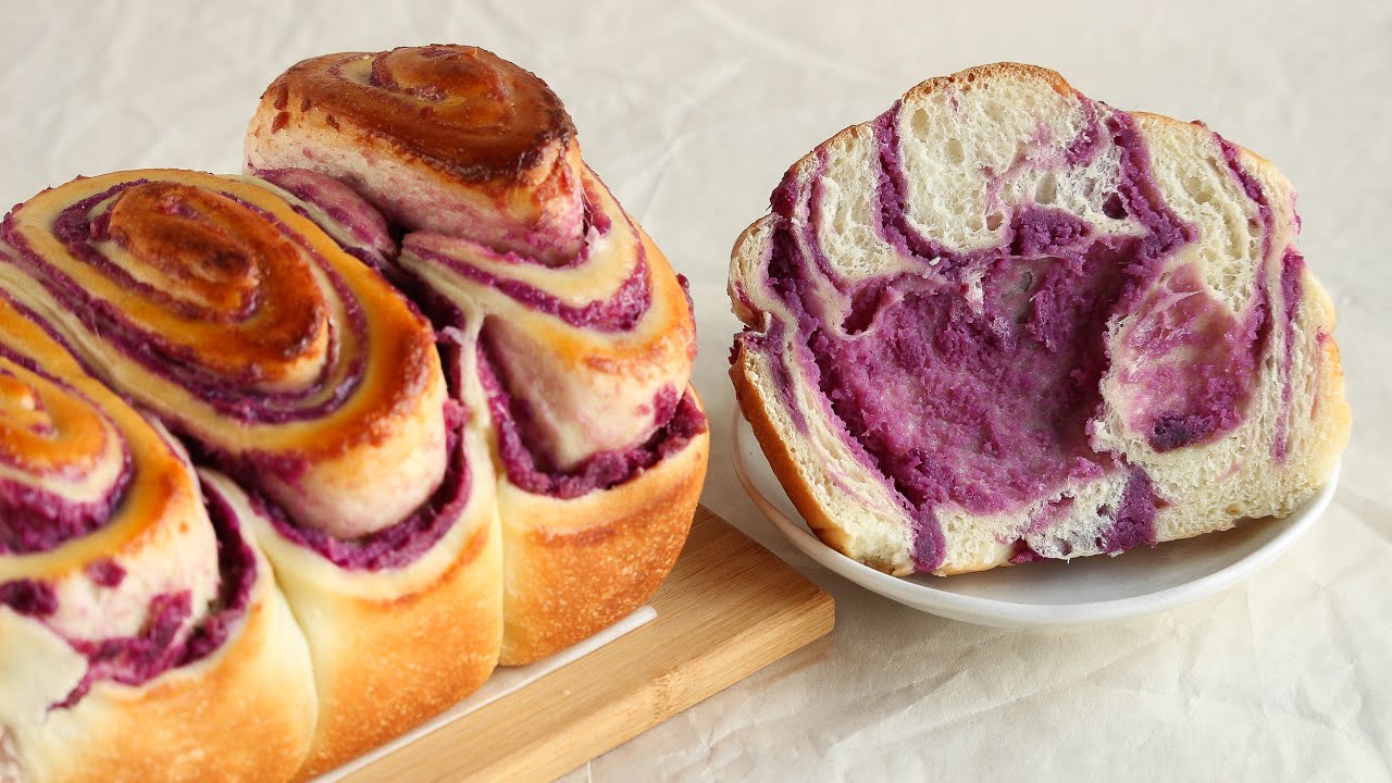 Ube Swirl Bread | Purple Sweet Potato Bread