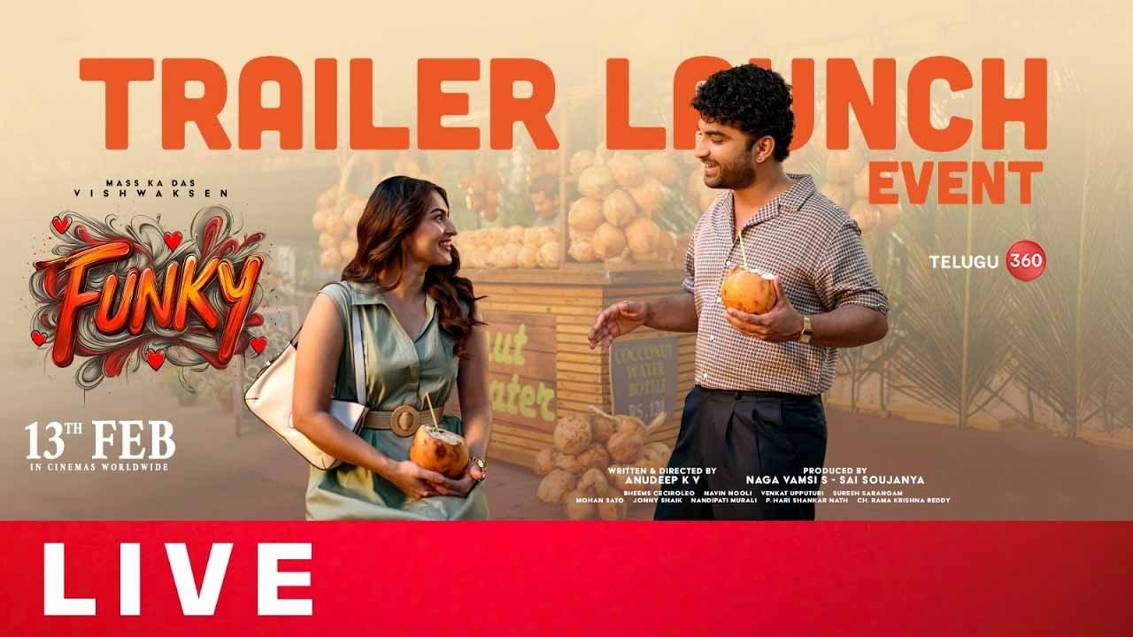 Live : Funky Trailer Launch Event | Vishwak Sen, Kayadu Lohar | Anudeep KV