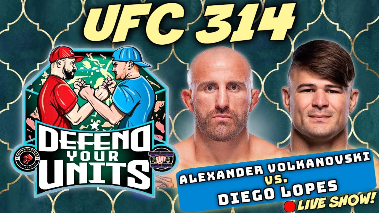 🔴 LIVE!! UFC 314 | VOLKANOVSKI vs. LOPES - PICKS & PREDICTIONS | DEFEND YOUR UNITS!!