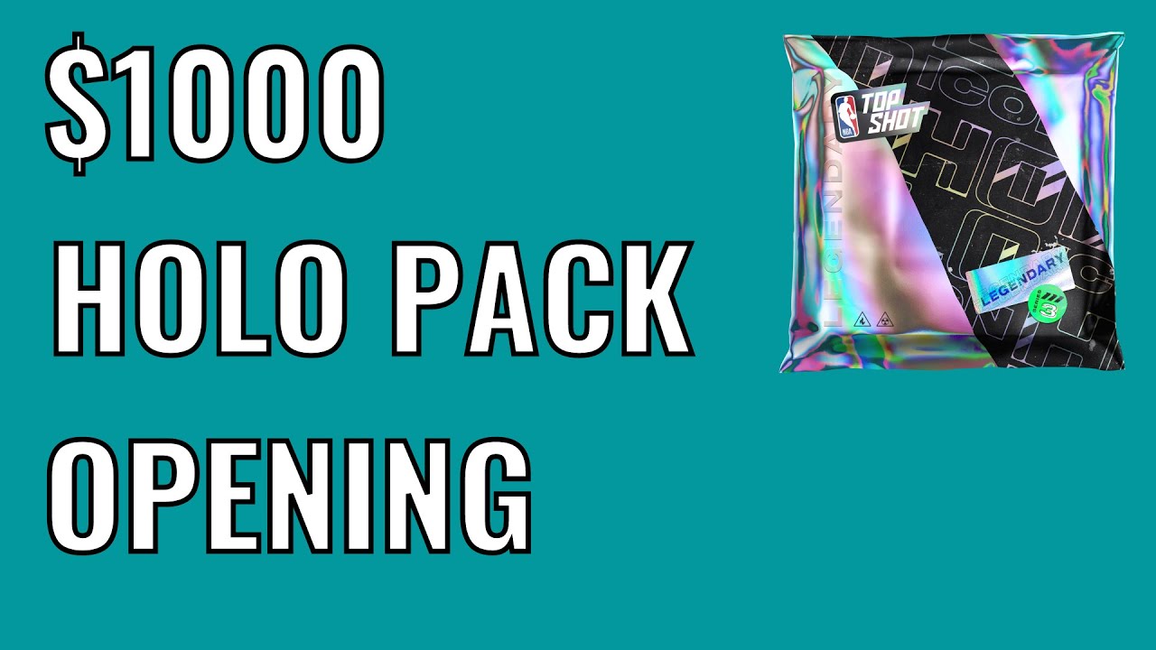 NBA TOPSHOT: $1000 HOLO PACK OPENING