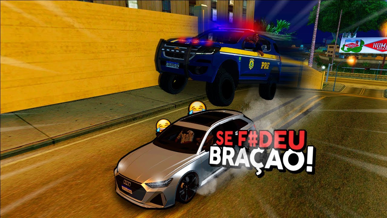 GTA MTA RP - A FUGA FOI TÃO HUMILHANTE QUE O POLICIAL ATÉ DESISTIU! 👮‍♂️ kkkkkkkjjj