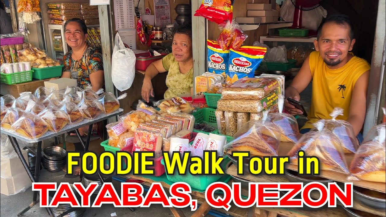 Tayabas City, Quezon Province FOOD TOUR! Let's Explore the Food Market, Street Foods, & Pasalubong!