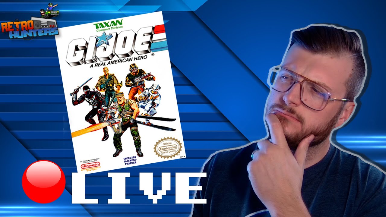 RETRO ROB LIVE w/ G.I. JOE (NES)