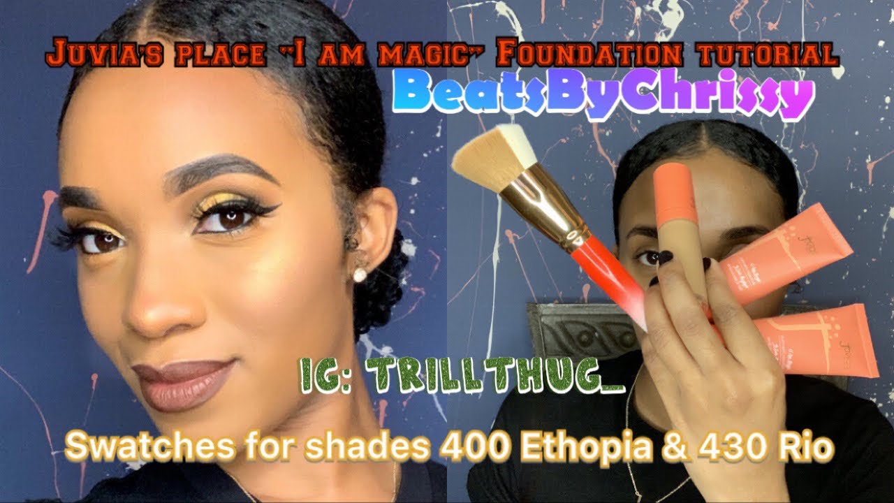 Juvia’s Place foundation & Swatches for shades 400&430