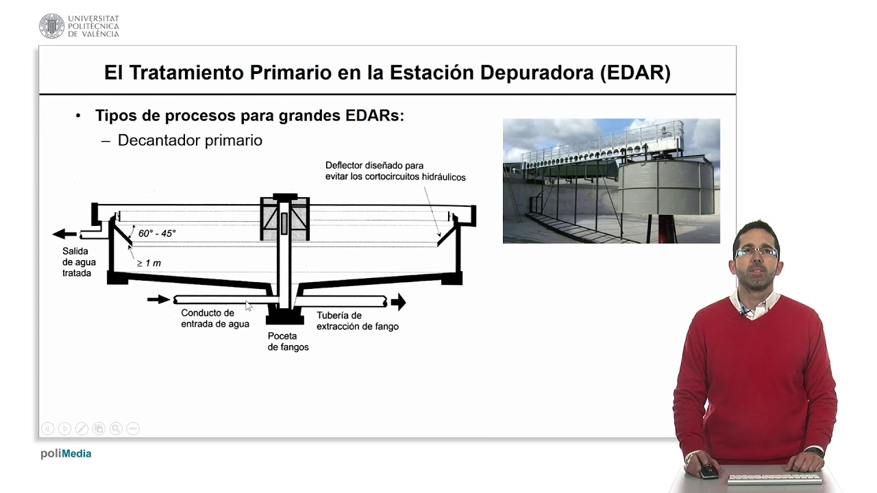 El tratamiento primario en la estación depuradora | 3/18 | UPV