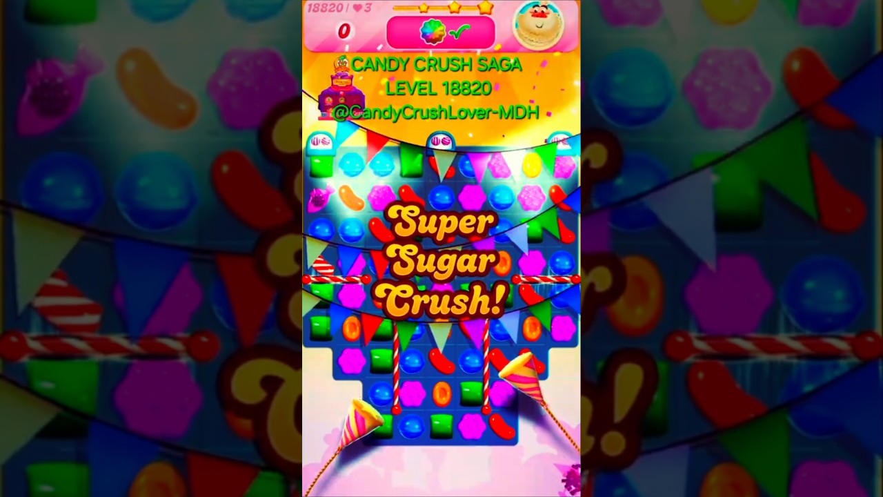 L18820, FROSTING, RAINBOW RAPIDS, SUPER SUGAR CRUSH, CANDY CRUSH SAGA 