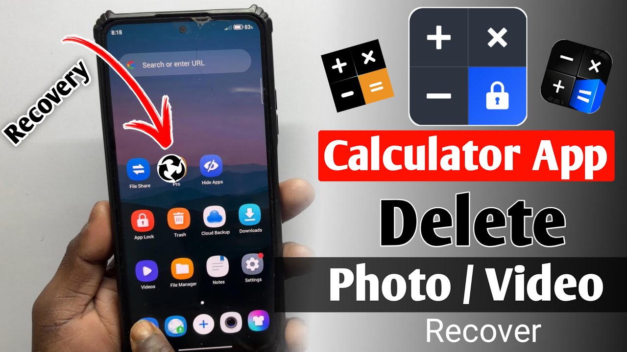 Calculator Hide App Delete Photo Recovery | How To recover photos from calculator hide app