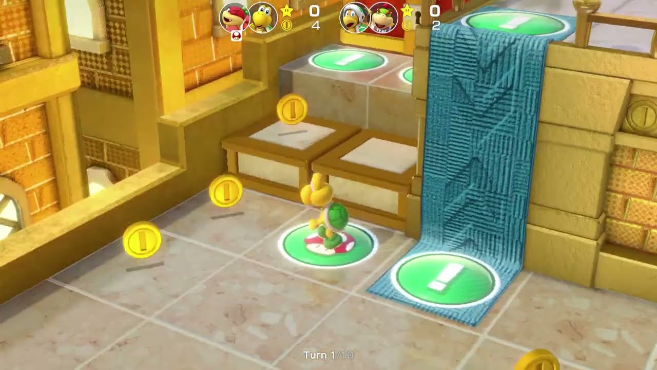 Super Mario Party | Pom Pom & Koopa Troopa vs Hammer Bro & Bowser Jr. 