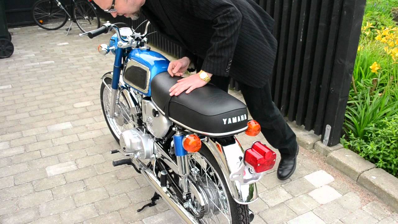 Yamaha AS1 1969: First start and test drive